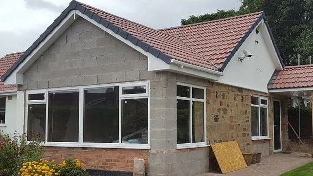 A new pitched roof installed by our team