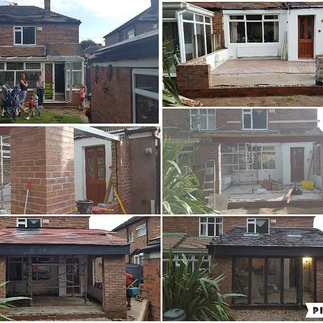 conservatory renovation work done by our team